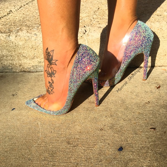 cape robbin glitter heels